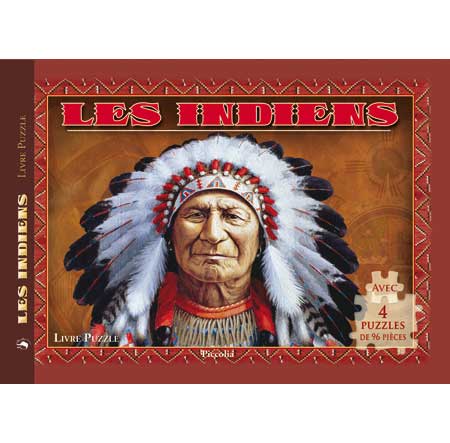 Livre puzzle - Les indiens